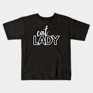 cat lady Kids T-Shirt